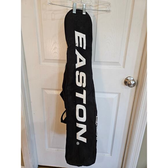 Easton Baseball Softball Bat Equipment Bag Black White GUC - Picture 1 of 4